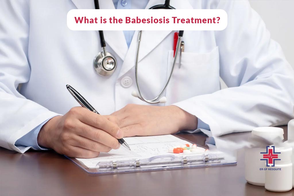 What is the Babesiosis Treatment - ER of Mesquite