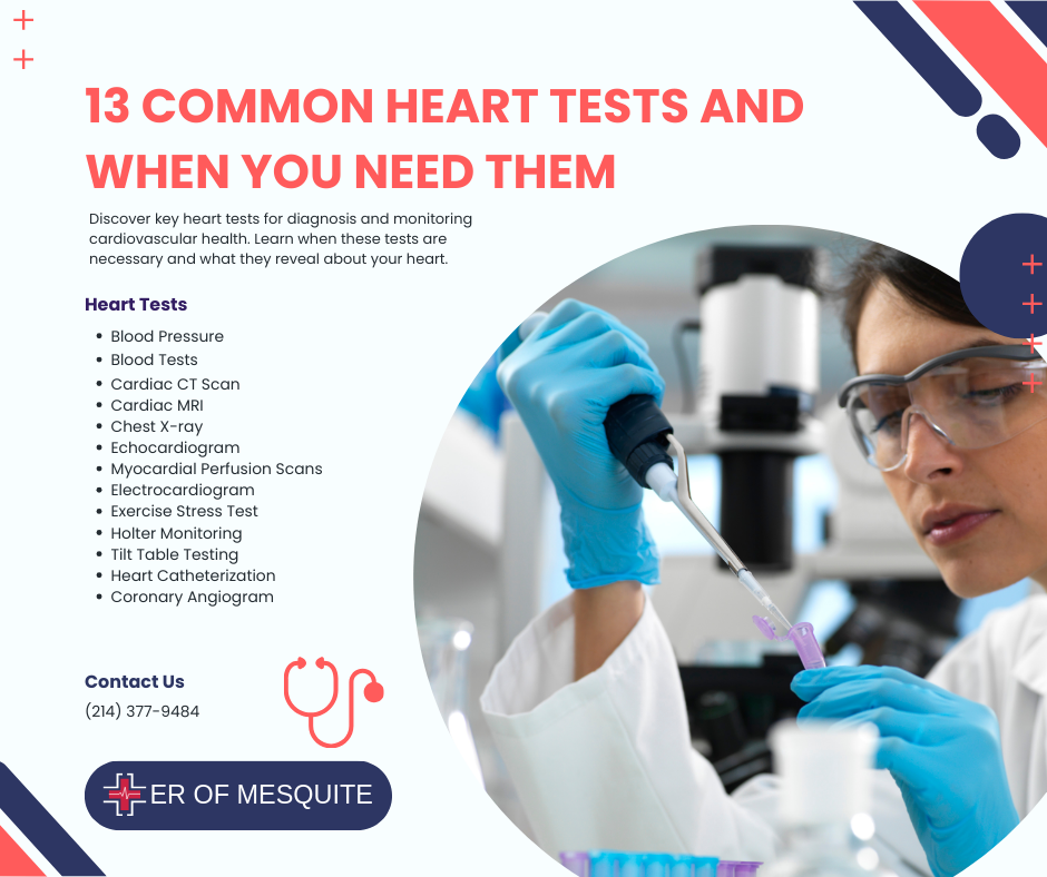 13 Common Heart Tests and When You Need Them | ER of Mesquite