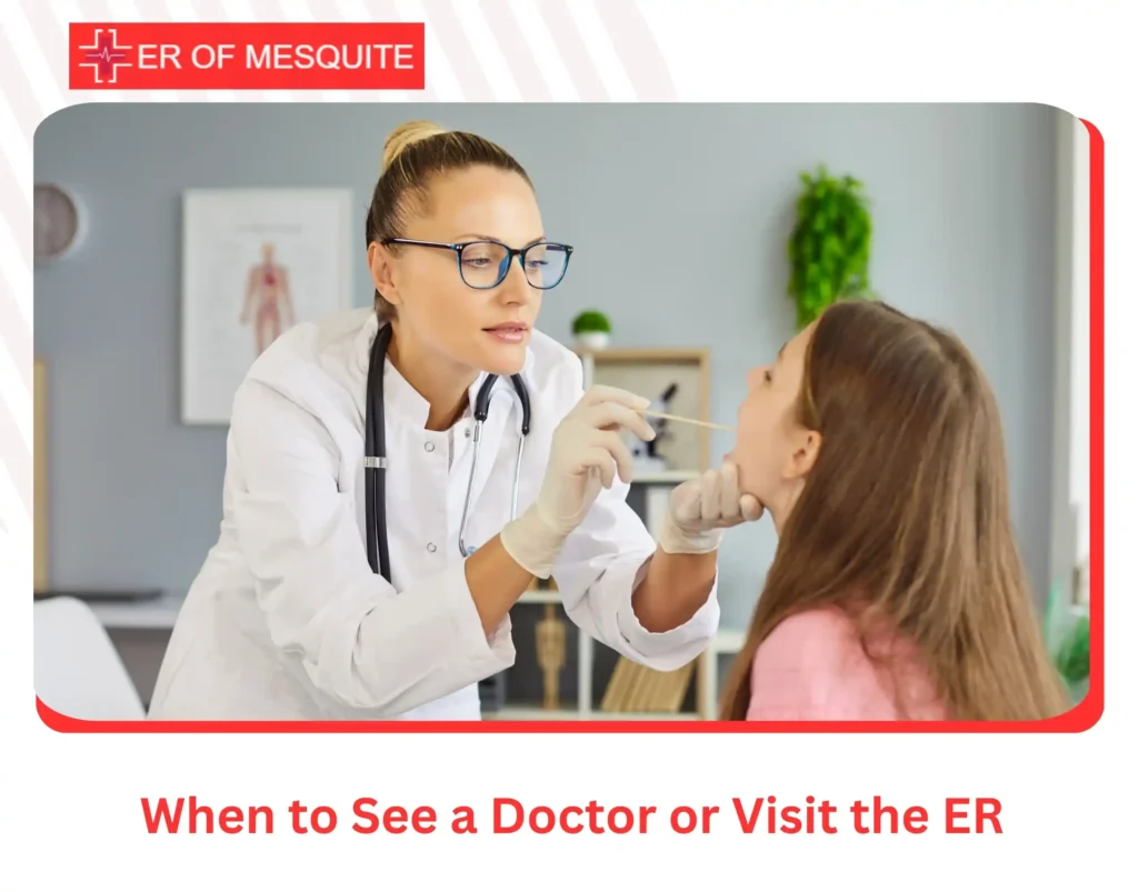 When to See a Doctor or Visit the ER
