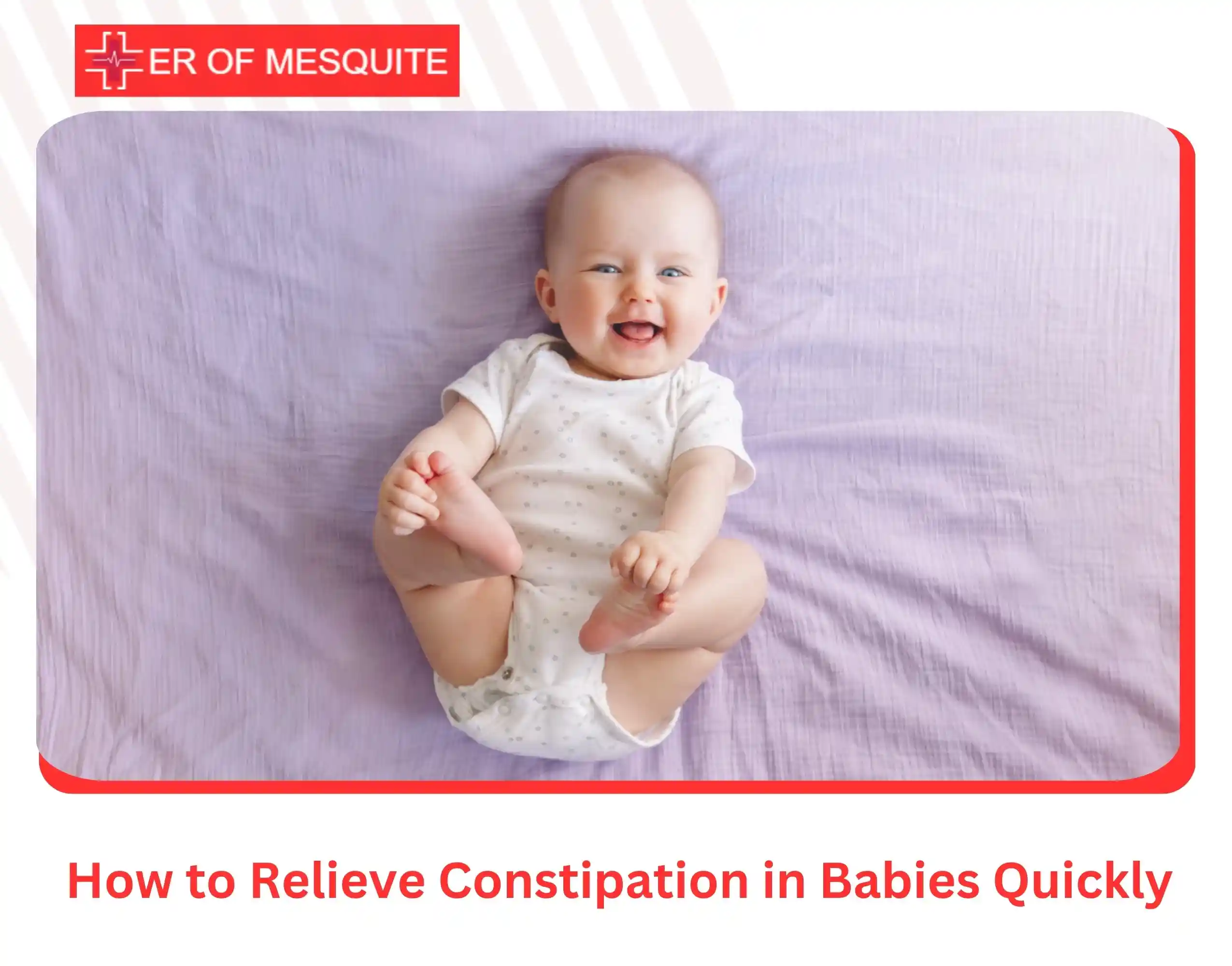 How to Relieve Constipation in Babies Quickly