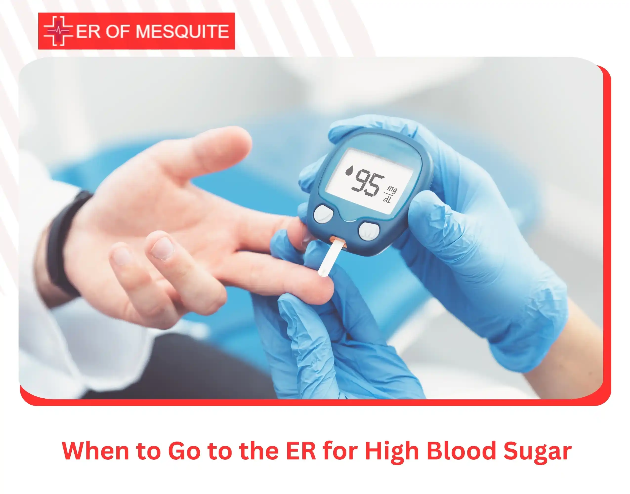 When to Go to the ER for High Blood Sugar